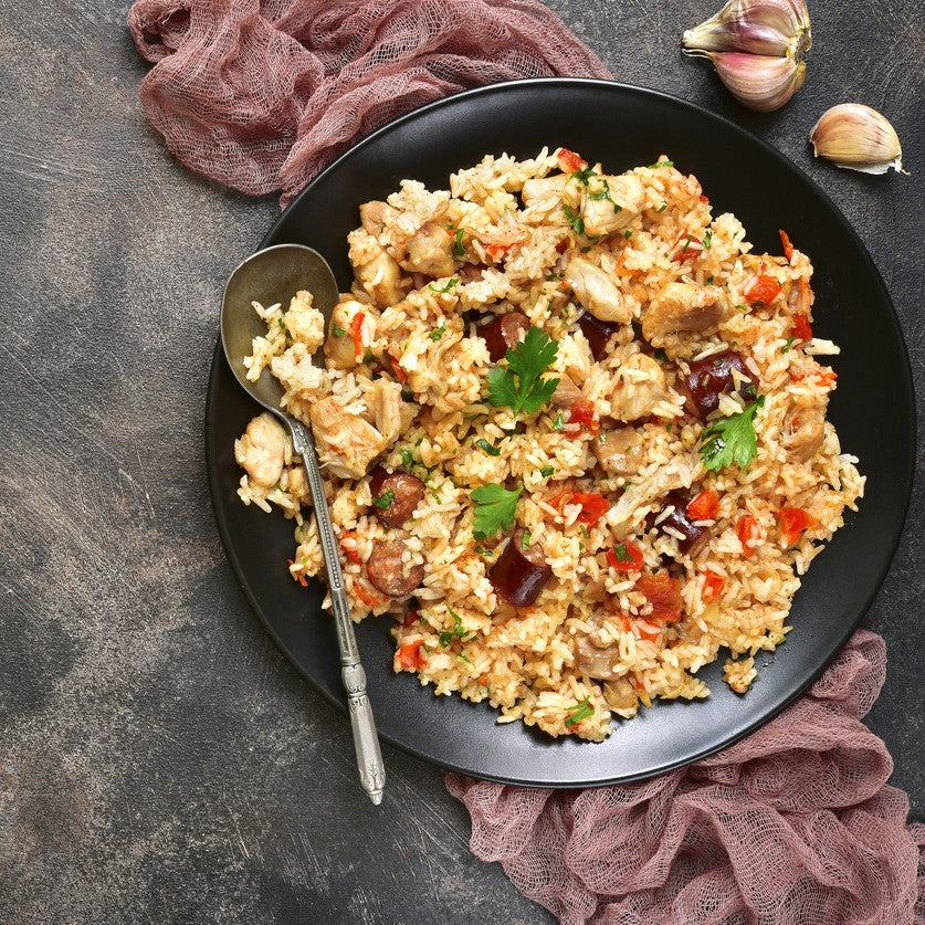 Italian Meets Cajun Hot Italian Sausage Jambalaya Recipe for Instant