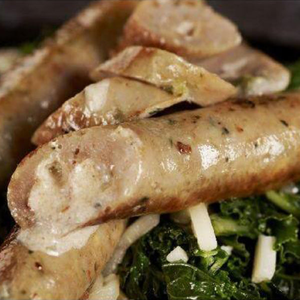 Chicken Sausage Stuffed with Broccoli Rabe & Mozzarella