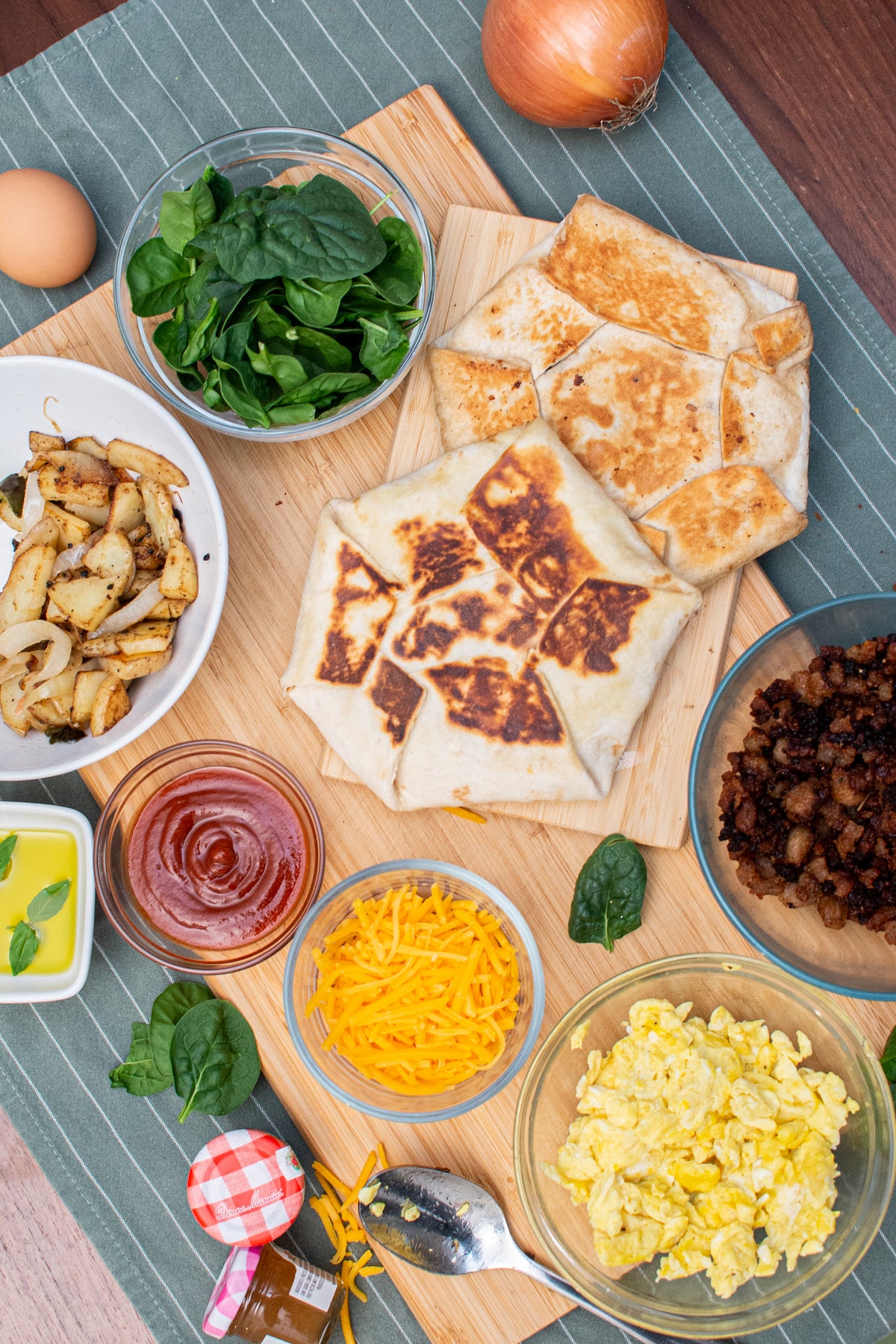 Breakfast Sausage & Egg Breakfast Tacos