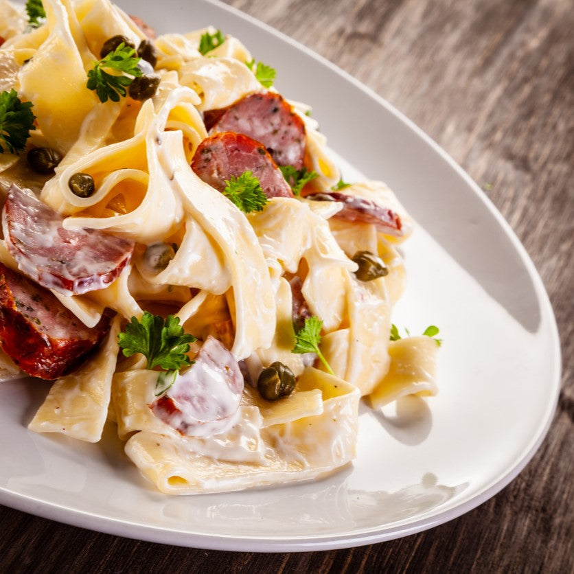 Italian Classics, Meet Chicken Sausage: A Perfect Pasta Carbonara Recipe