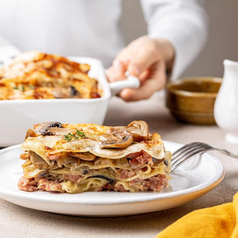 Homemade Italian Feast: Chicken Sweet Italian Sausage Lasagna