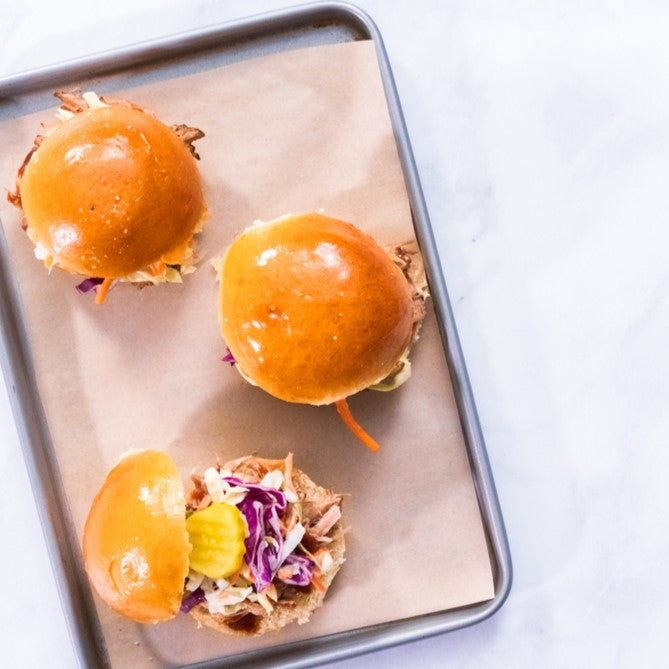 The Perfect Sweet and Savory Combo: Apple Chicken Sausage Sliders with Apple Slaw