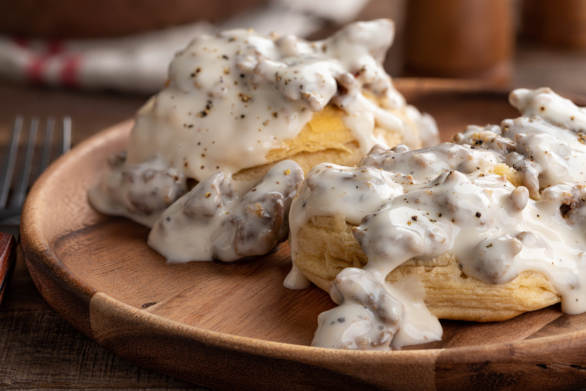 Banger Sausage and the Best Biscuits and Gravy